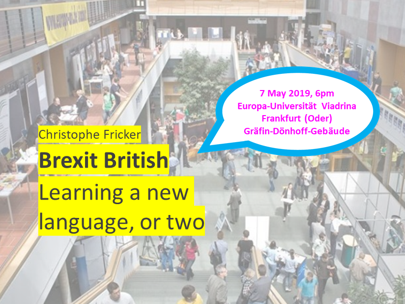 Brexit Language Event at Viadrina