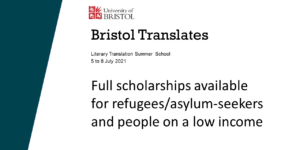 Translation scholarships available at Bristol Translates!